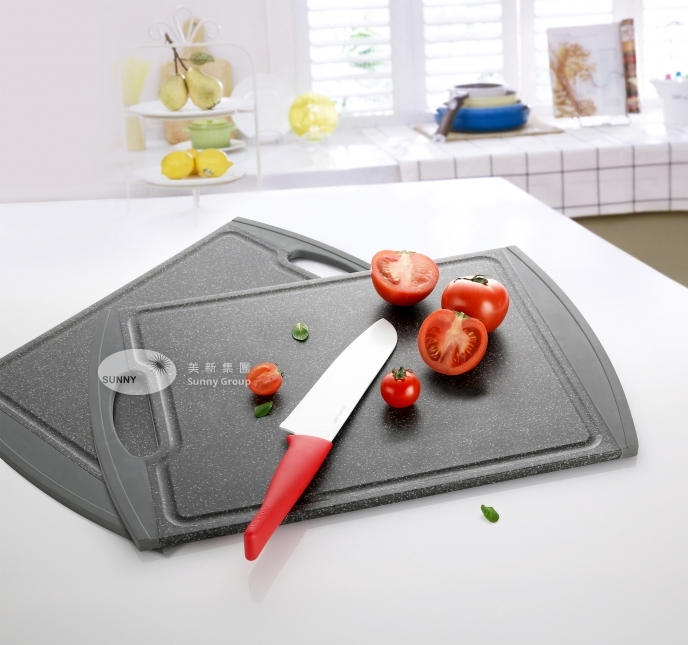 Neoflam/Plastic ( Flutto large Marble Cutting Board 44 cm )